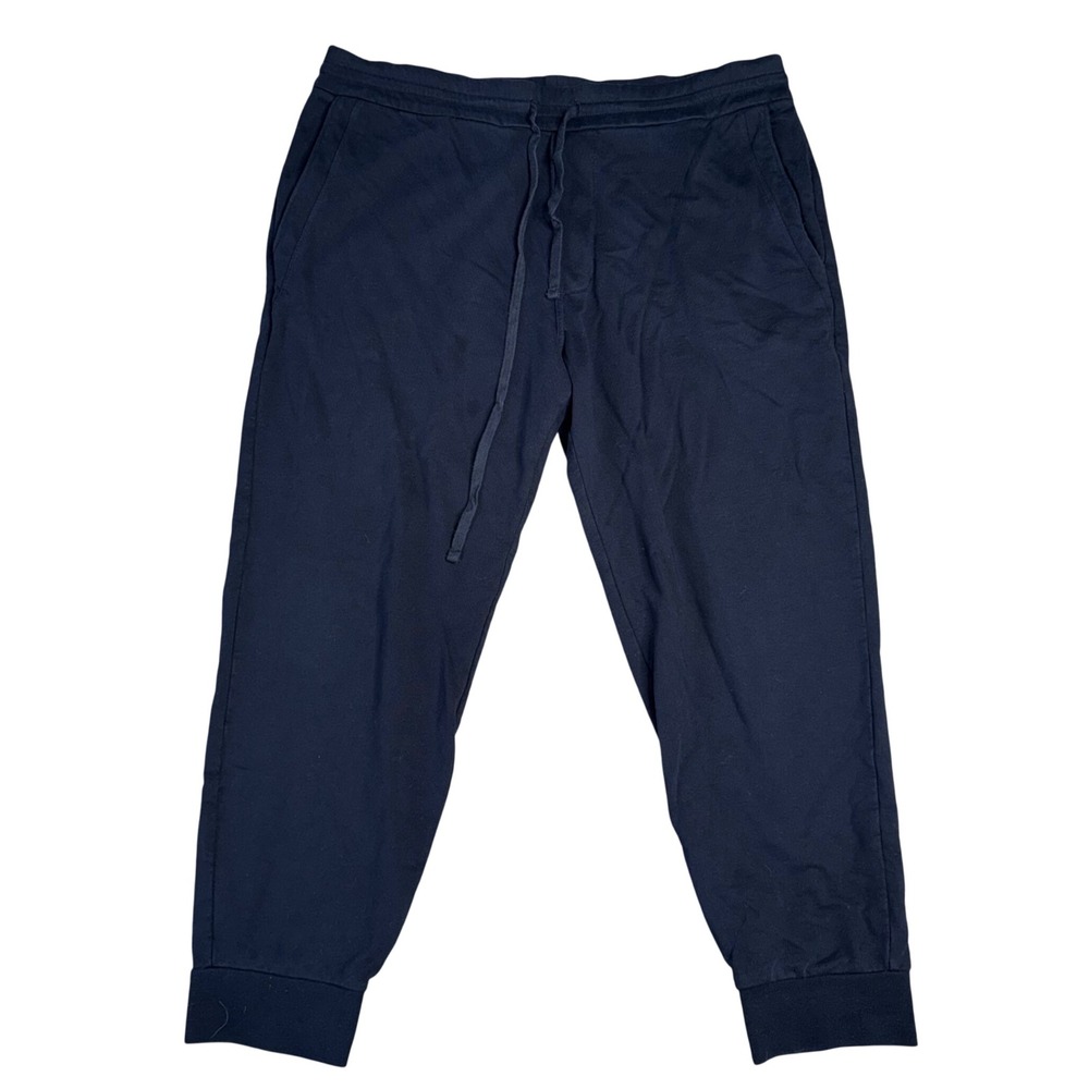 Vince Joggers Mens XL Navy Blue Excellent Cotton French Terry Sweatpants